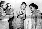 Dr. Shushila Nayyar, Minister of health with Prof. B.N.B. Rao