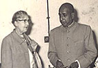 Mrs. Rajwade With Dr. B.N.B. Rao