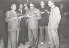 GRMC Annual Function. Standing-Prof. P.N. Laha, Prof. I.P. Agrawal, Dr.G.L. Sharma, Prof. A.H. Firdosi, Prof. S.L. Agrawal, Prof. B.P. Saxena