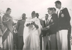 Smt. Chandra Kala Sahai at a GRMC Inauguration. Standing-Prof. Leela Pahtak, Prof. P.N. Laha, Prof. B.N.B. Rao